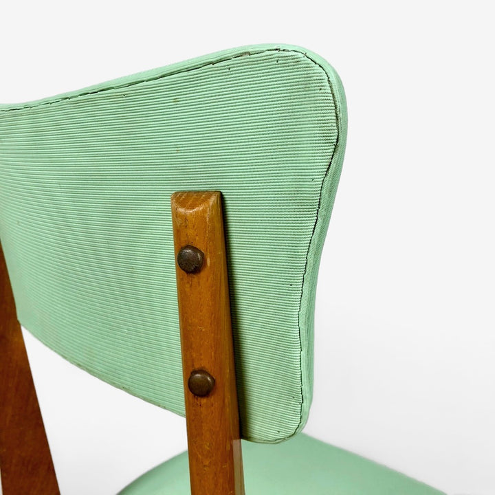 Duo de chaises hêtre et vinyle