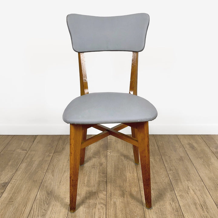 Duo de chaises hêtre et vinyle