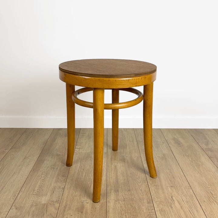 Tabouret de piano bois courbé 1930