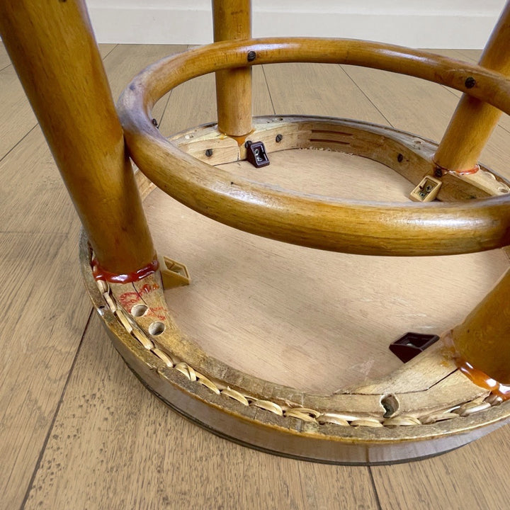 Tabouret de piano bois courbé 1930