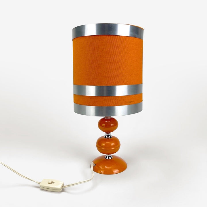 Lampe à poser orange 70's