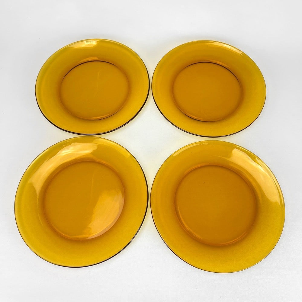 Service de table 4 personnes verre ambré Duralex