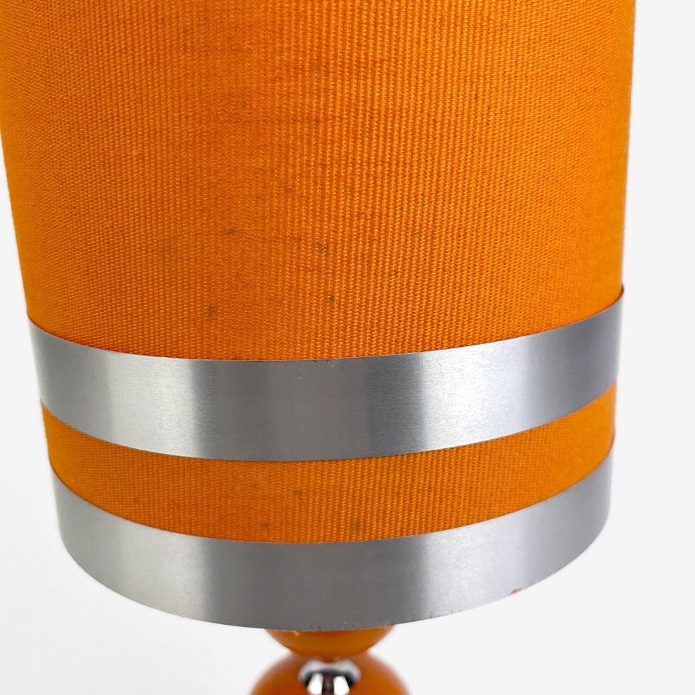 Lampe à poser orange 70's