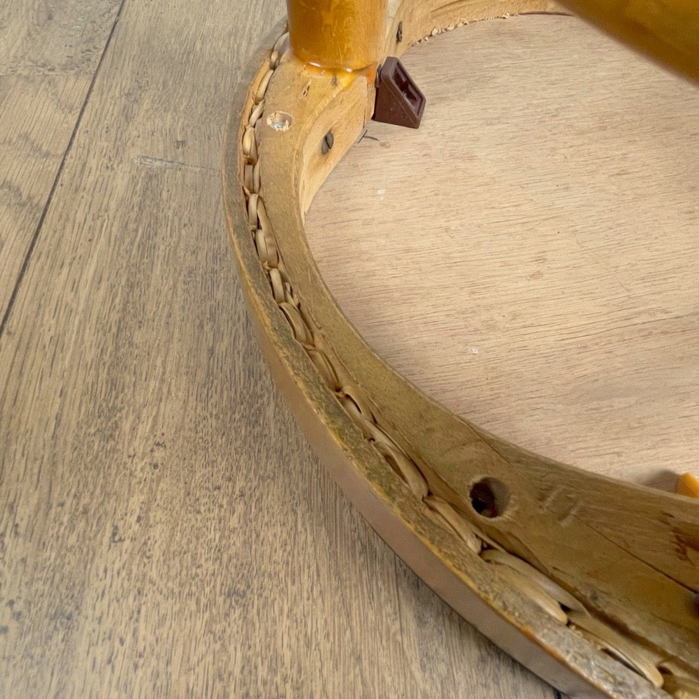 Tabouret de piano bois courbé 1930