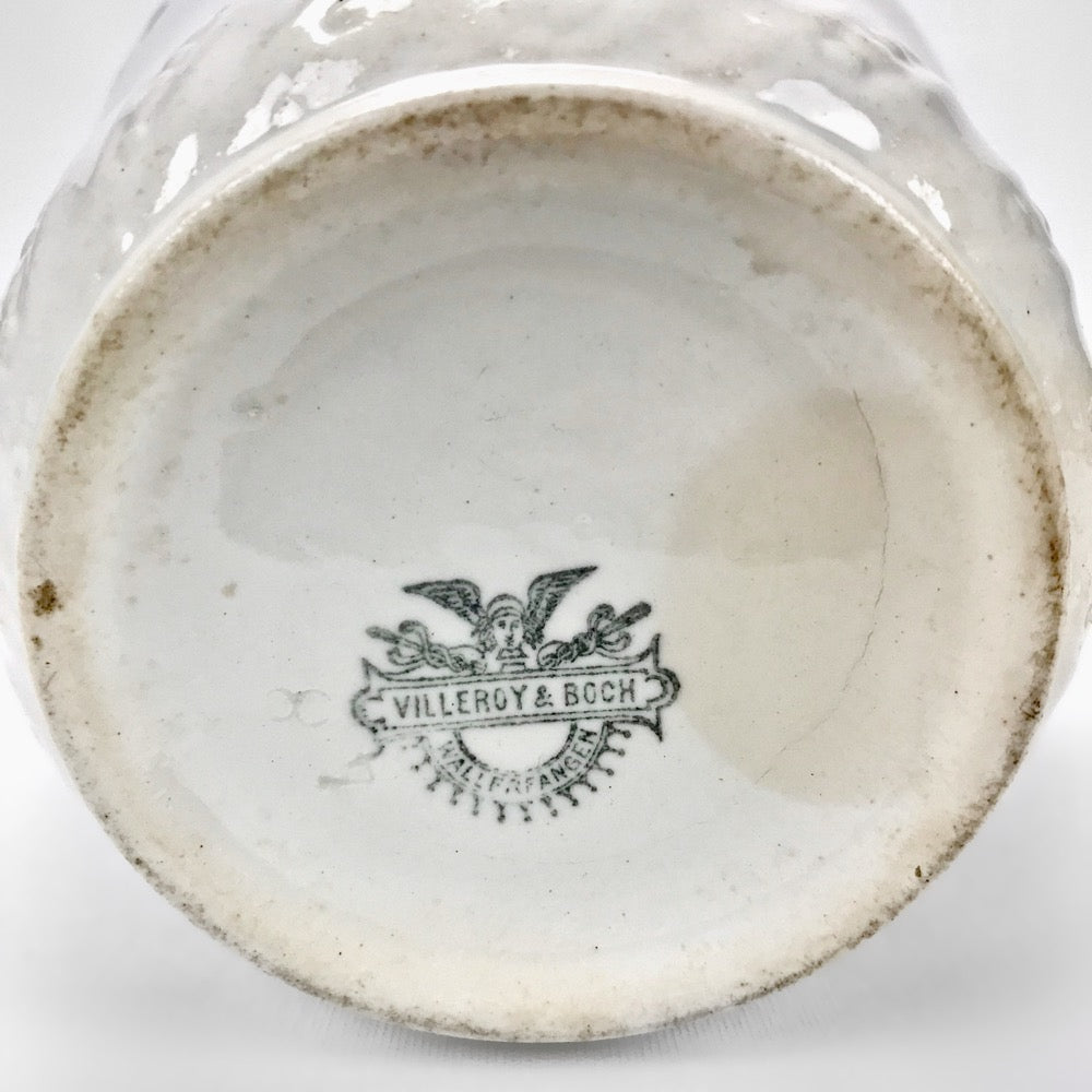 Très ancien pot en faïence Villeroy et Boch