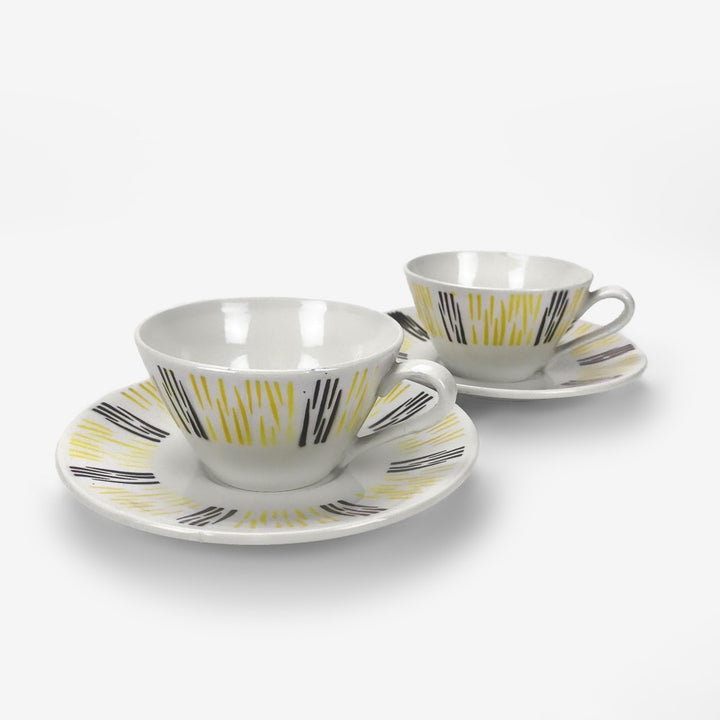 Paire de tasses à café années 50