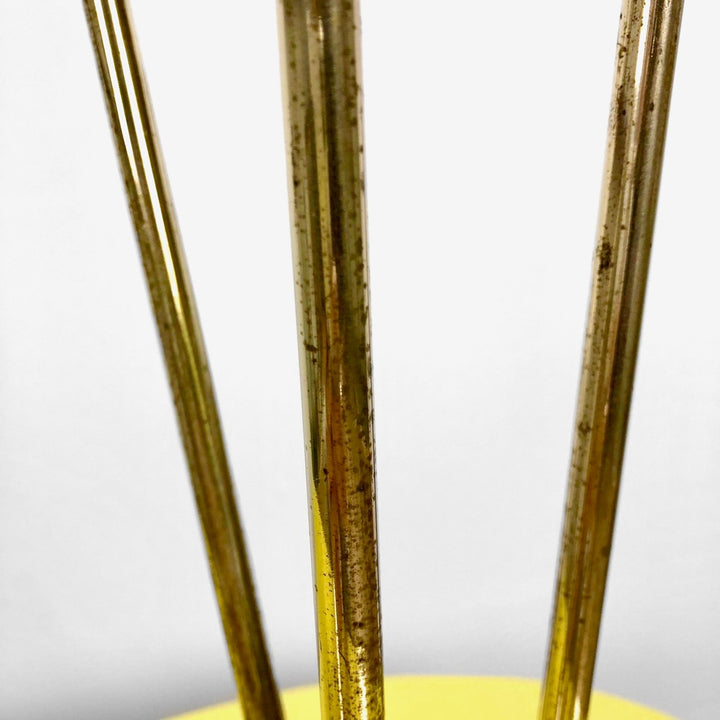Guéridon lampadaire à trois feux années 50