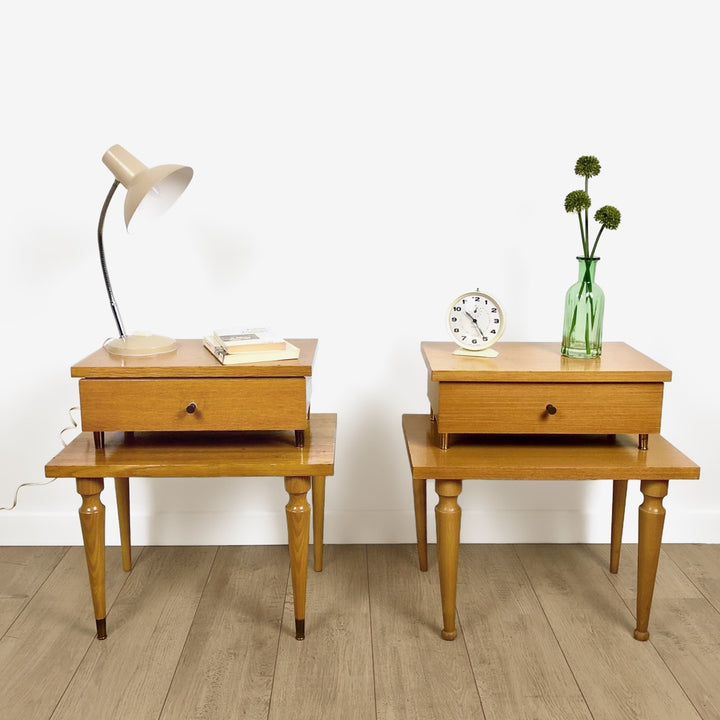 Paire de chevets vintage
