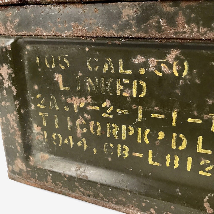 Duo de caisses à munitions US Army en métal