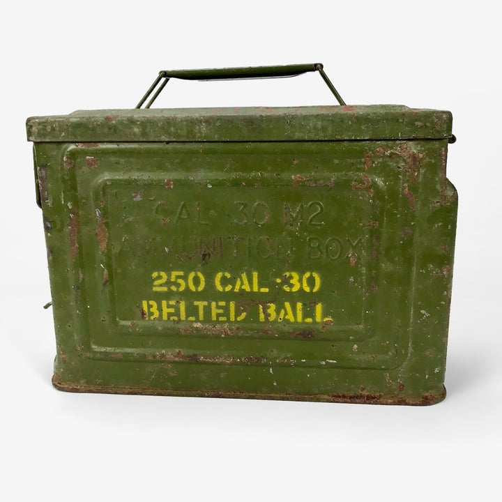 Duo de caisses à munitions US Army en métal