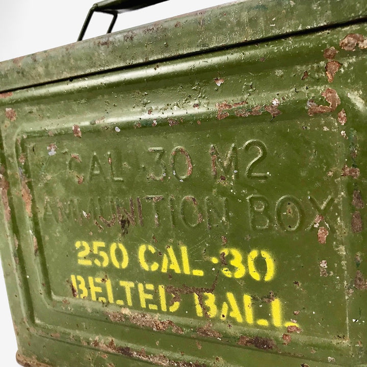 Duo de caisses à munitions US Army en métal