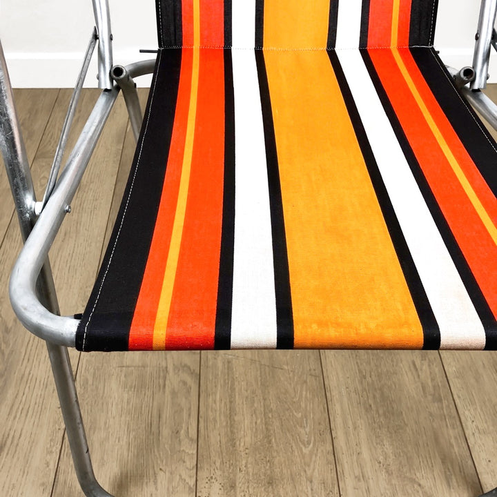Chaise pliante de camping des années 70