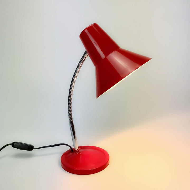 Lampe à poser cocotte rouge