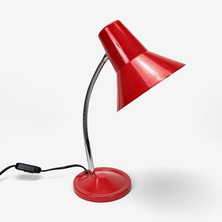 Lampe à poser cocotte rouge