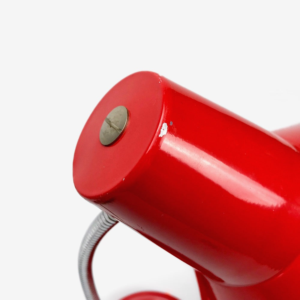 Lampe à poser cocotte rouge