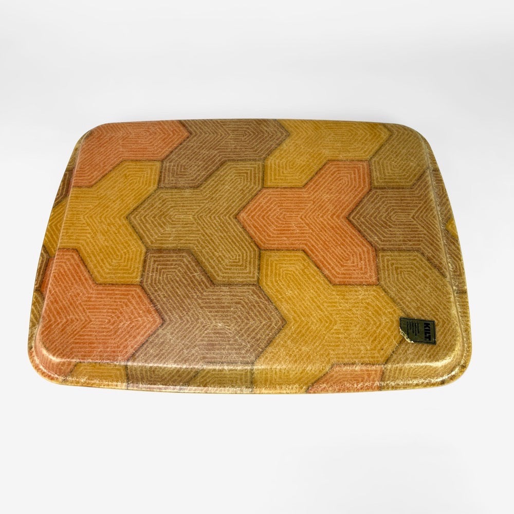 PLATEAU EN FIBRE de Verre Vintage Décor Fruits - 70's EUR 12,00 - FR PLATEAU EN FIBRE de Verre Vintage Décor Fruits - 70's EUR 12,00 - FR