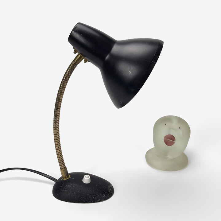 Lampe à poser cocotte noire