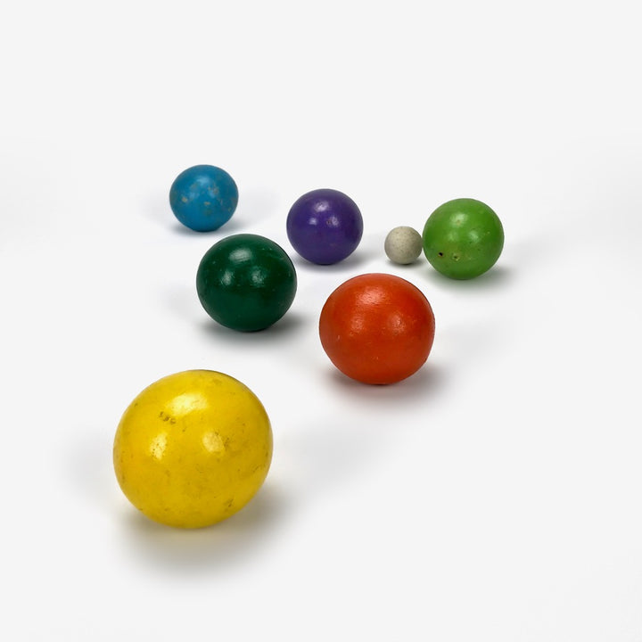 Boules de pétanque en bois