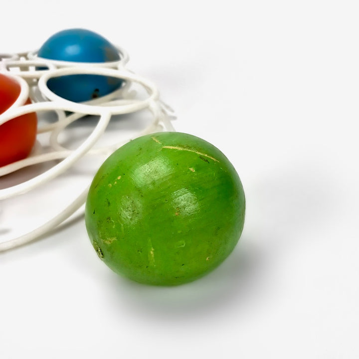 Boules de pétanque en bois