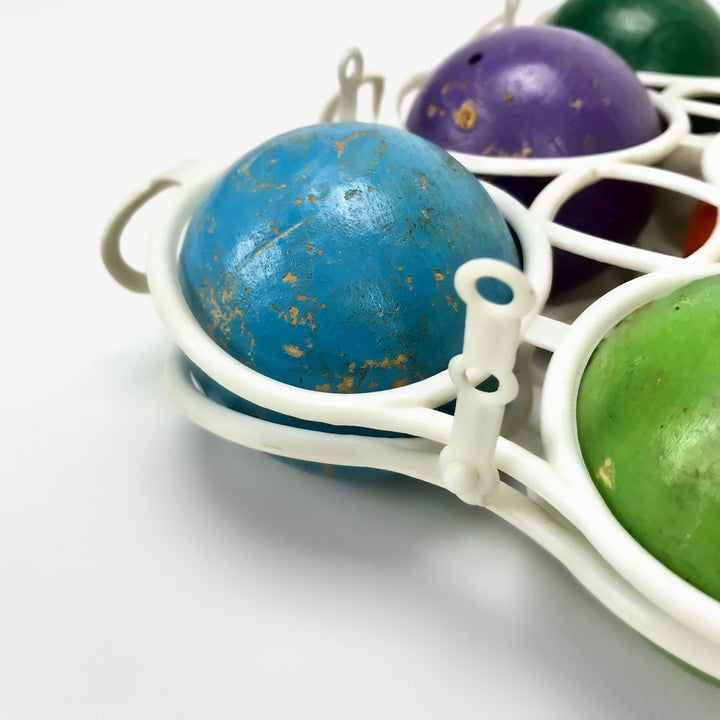 Boules de pétanque en bois
