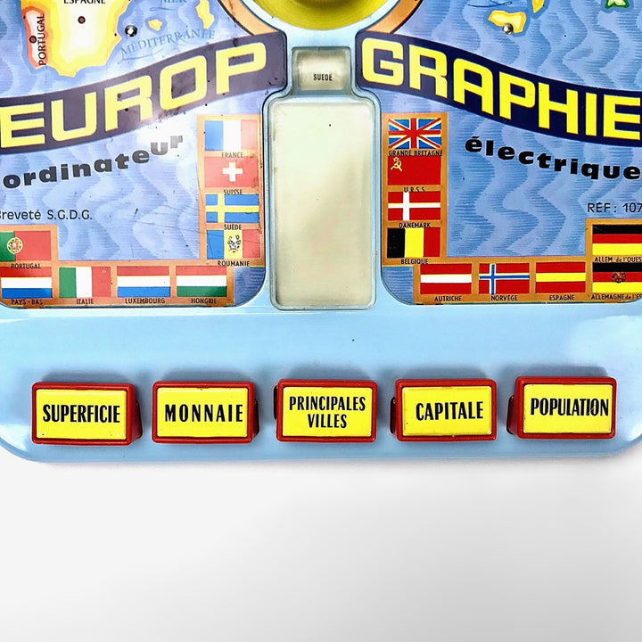 Jeu Europgraphie des années 60