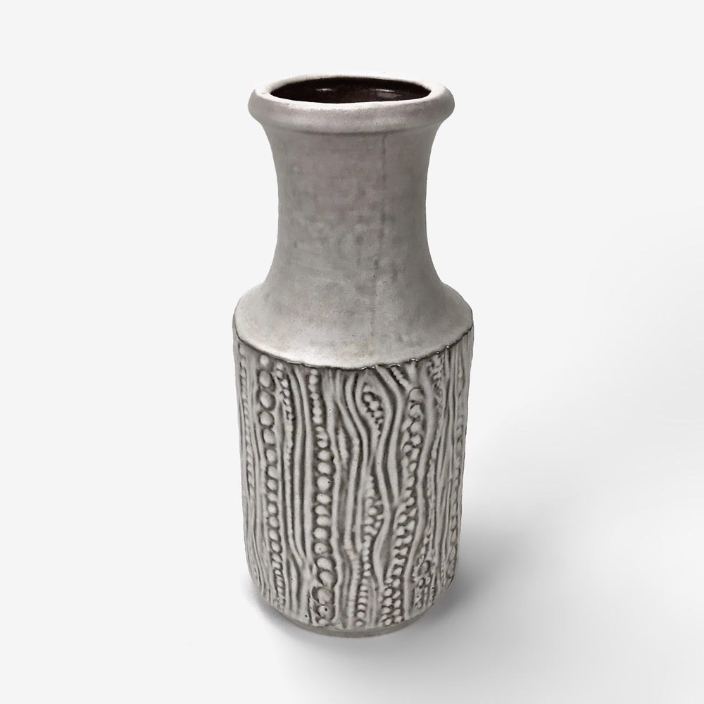 Vase Reptile blanc de Dieter Peter