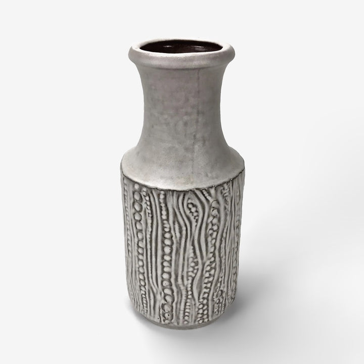 Vase Reptile blanc de Dieter Peter