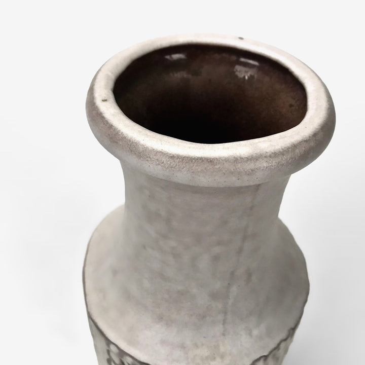 Vase Reptile blanc de Dieter Peter