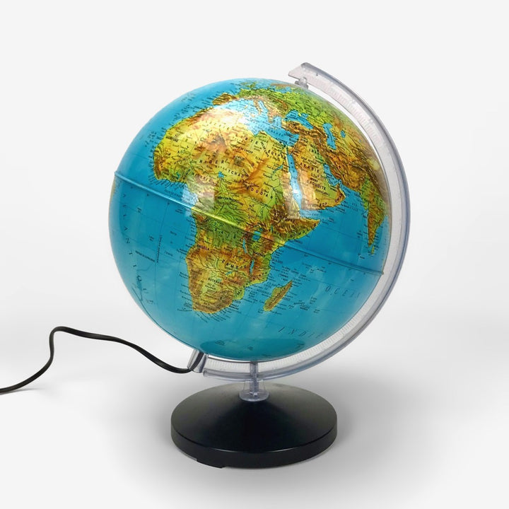 Globe terrestre lumineux des années 70
