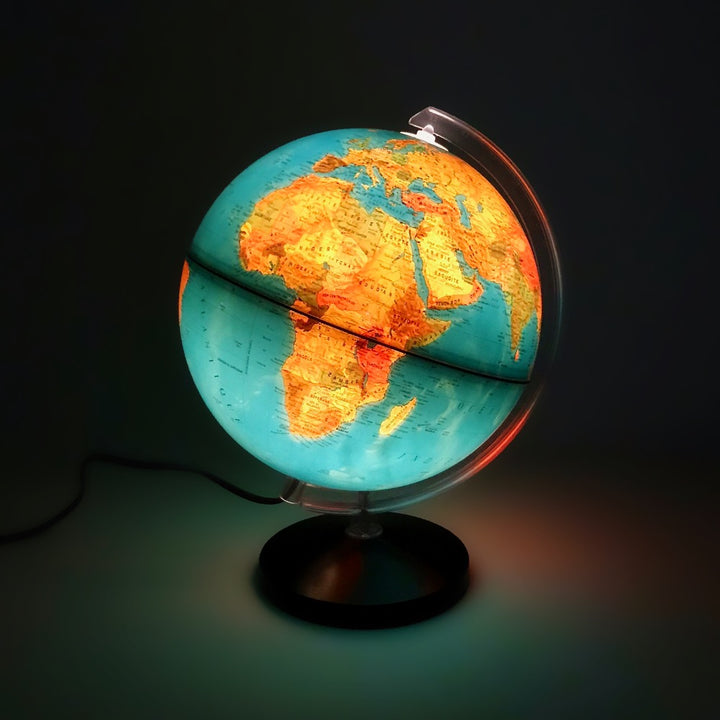 Globe terrestre lumineux des années 70