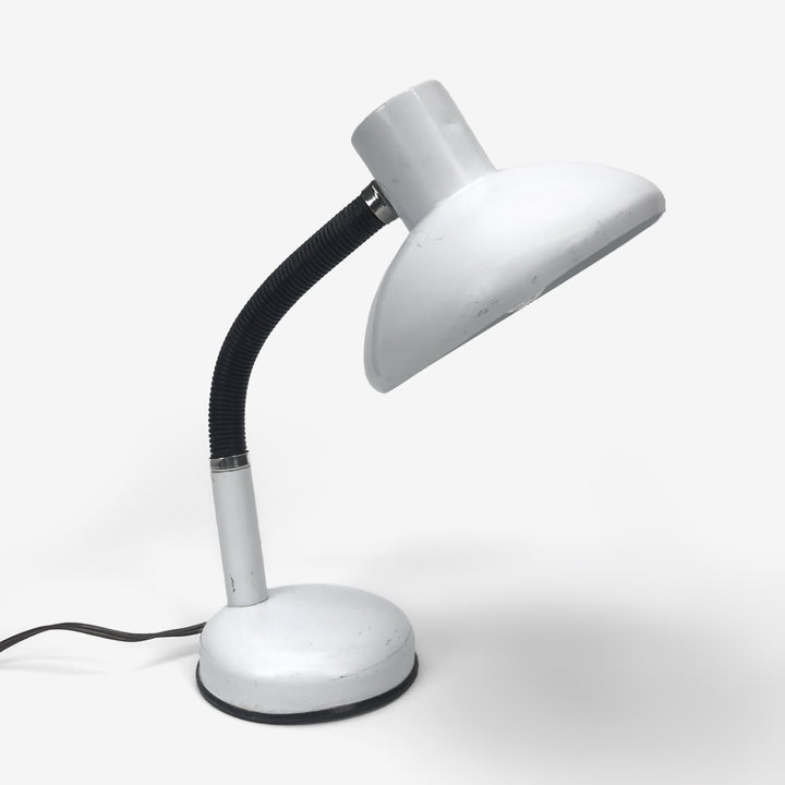 Lampe de bureau blanche italienne des années 70/80
