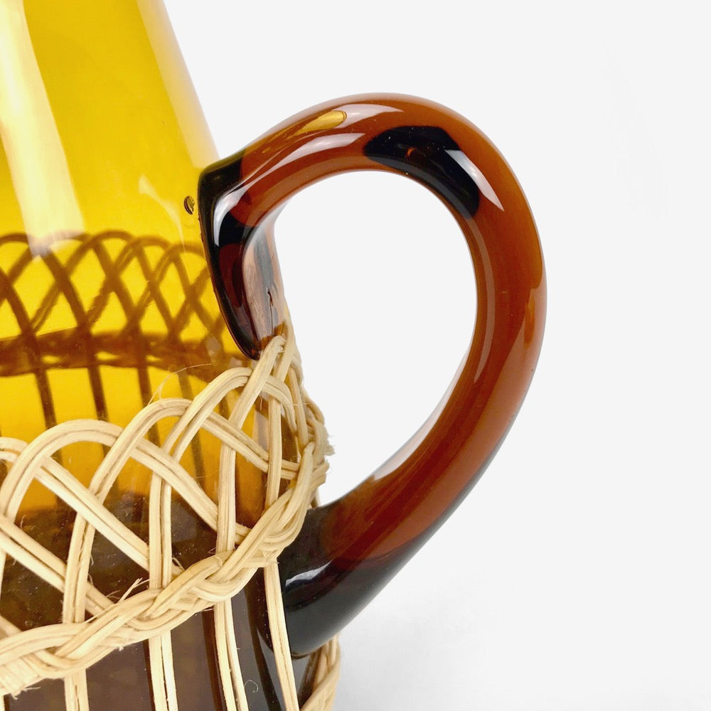 Carafe verre osier
