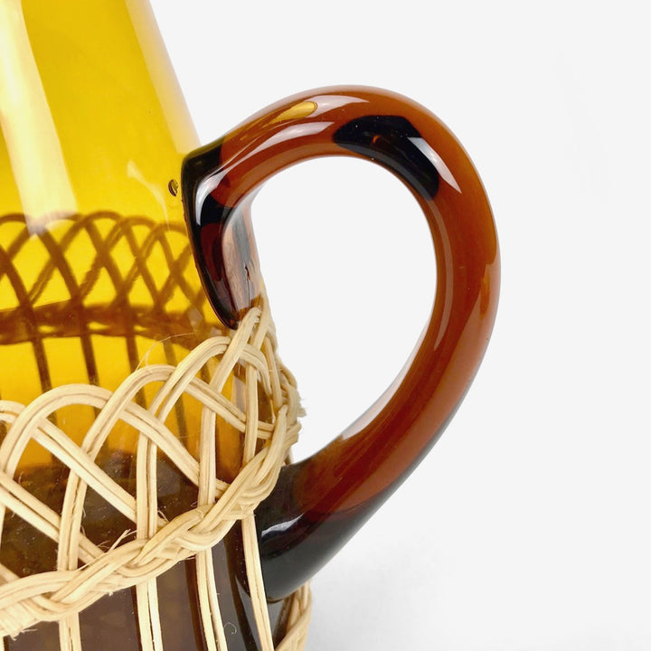 Carafe verre osier