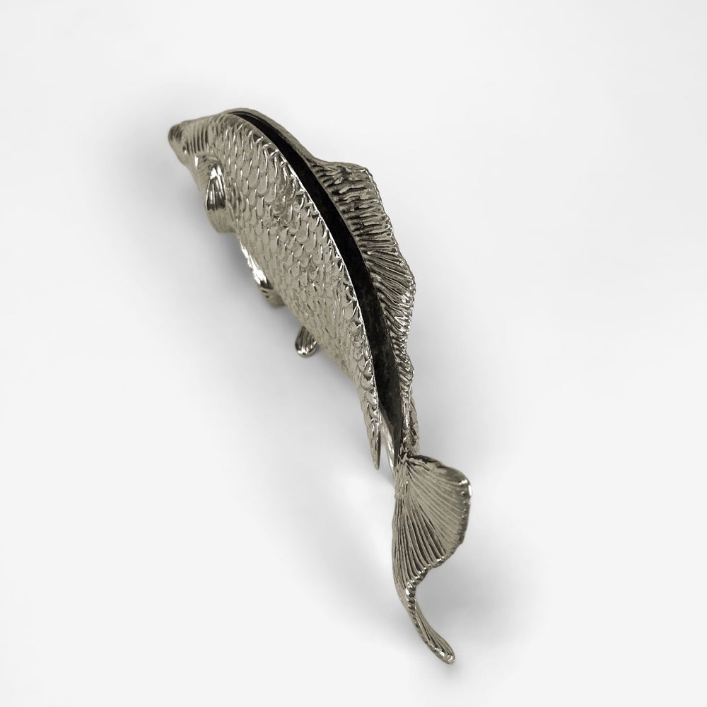 Beau Poisson métal argenté ITALY LEGA PELTRO 1960/1970 Beau Poisson métal argenté ITALY LEGA PELTRO 1960/1970