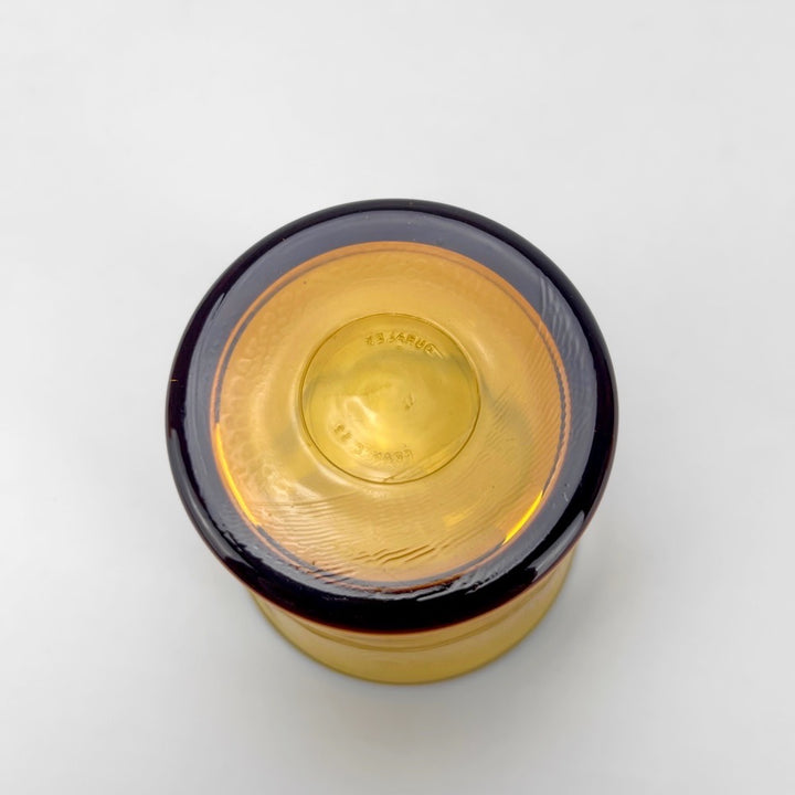 8 verres à vin Duralex couleur ambrée années 70