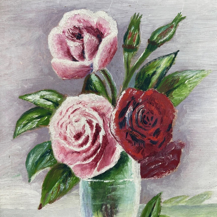 Nature morte bouquet de rose 1947