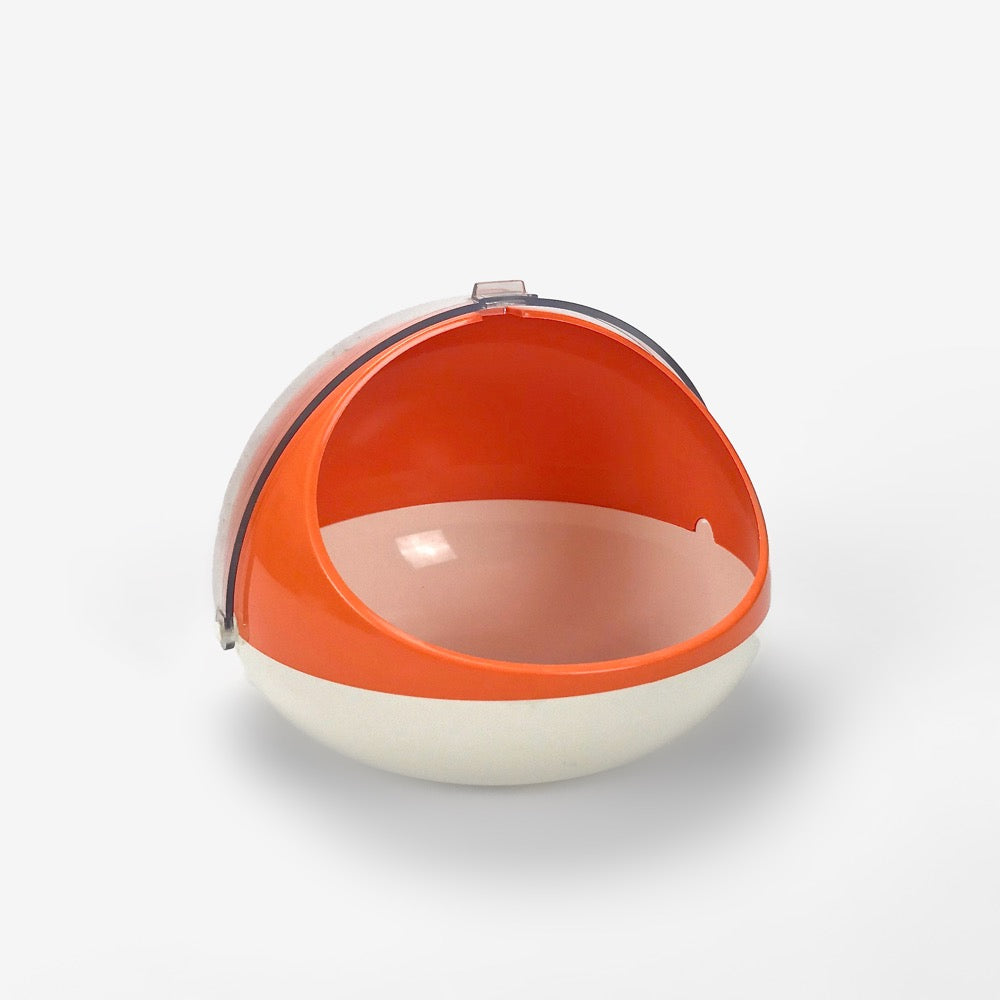 Sucrier casque orange des années 70