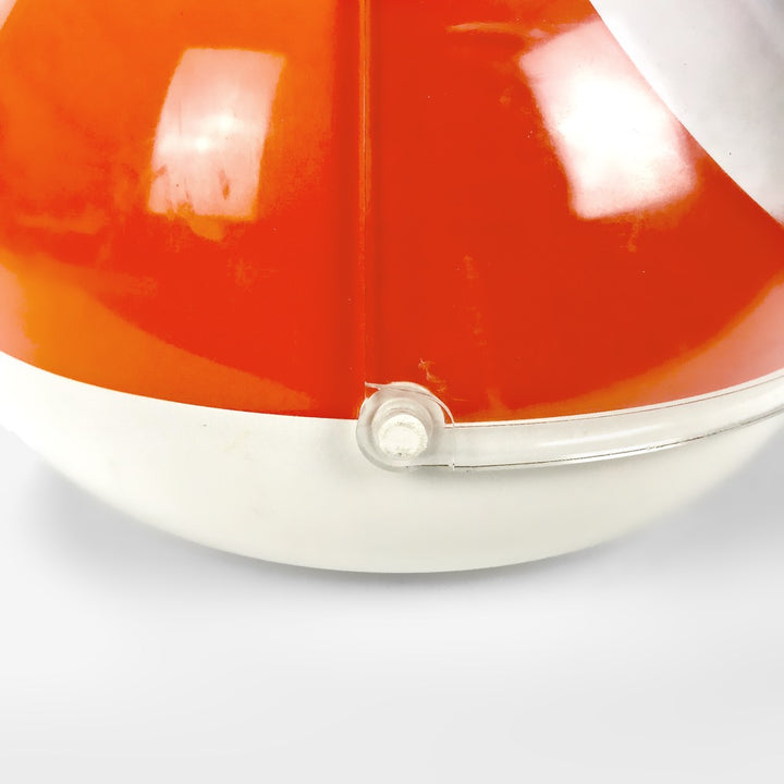 Sucrier casque orange des années 70