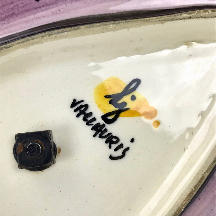 Plat de service de Vallauris par Laurent Jacques et Juliette Mazaudois