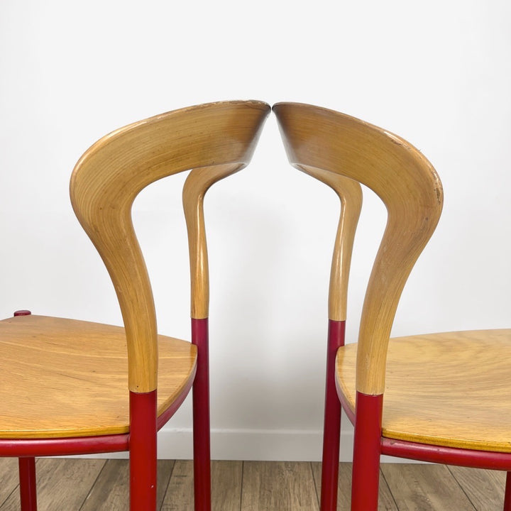 Paire de chaises Lotus de Hartmut Lohmeyer pour Kusch+Co