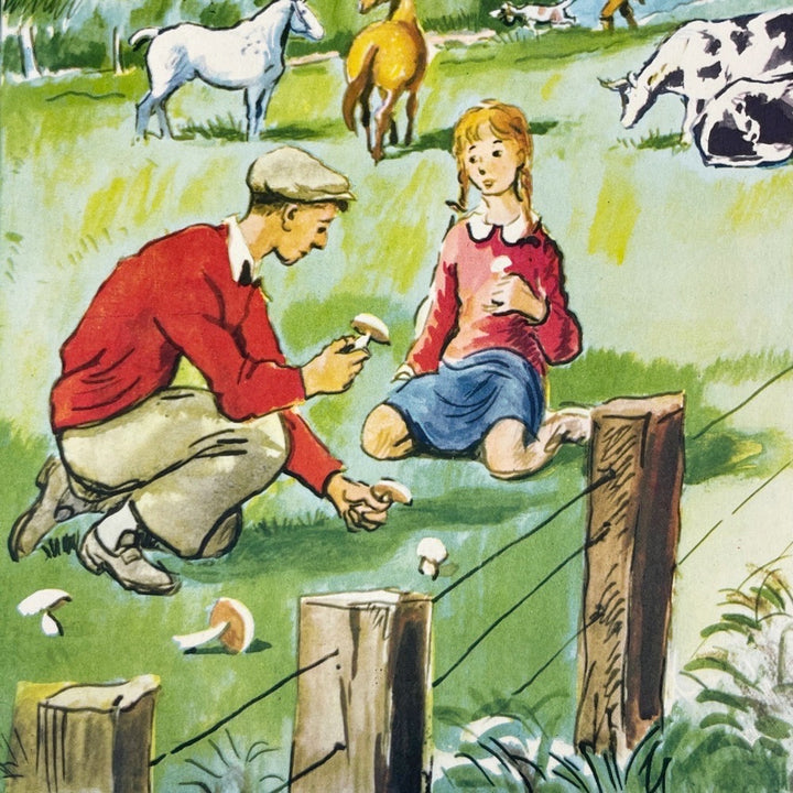 Affiche Rossignol "Un camarade blessé" et "La cueillette des champignons"