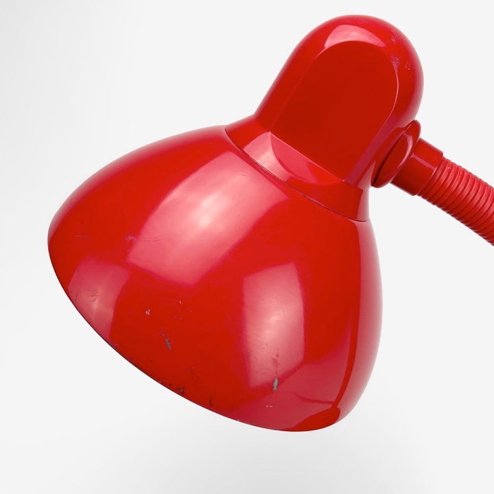 Lampe de bureau monochrome rouge vintage