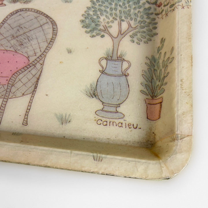 Plateau fibre de verre modèle Camaïeu pour Alpac 80's