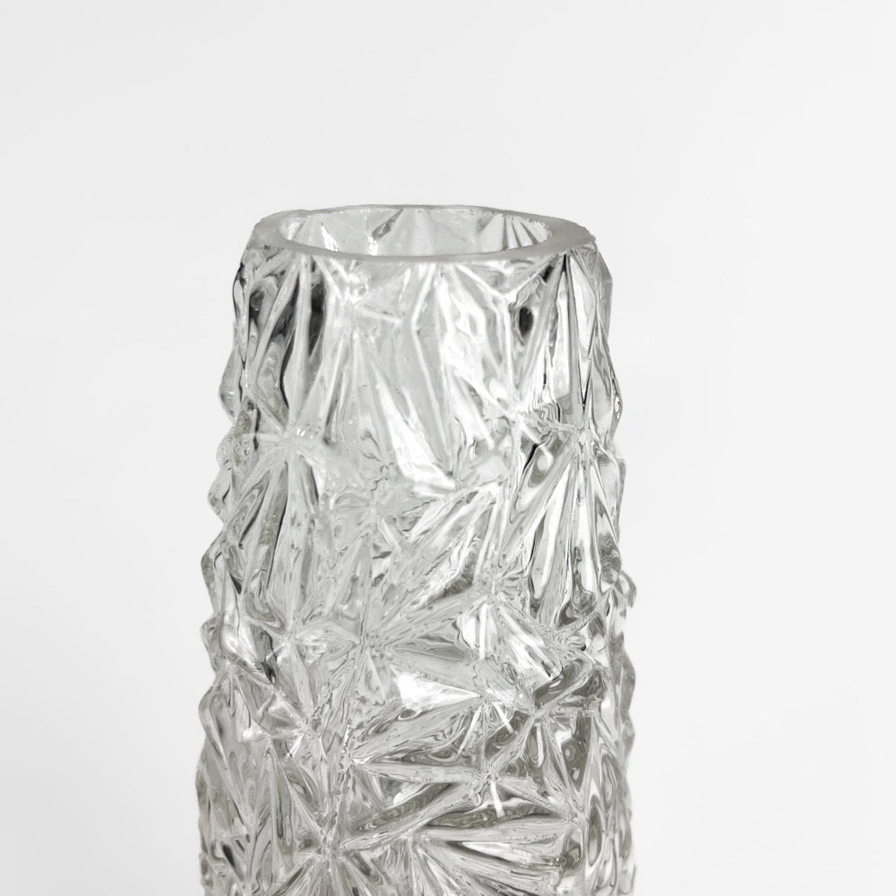 Lampe de chevet laiton et verre 1950