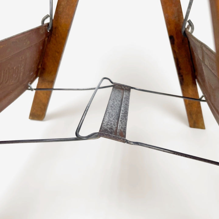 Ancien tabouret de pêche pliant Hercule