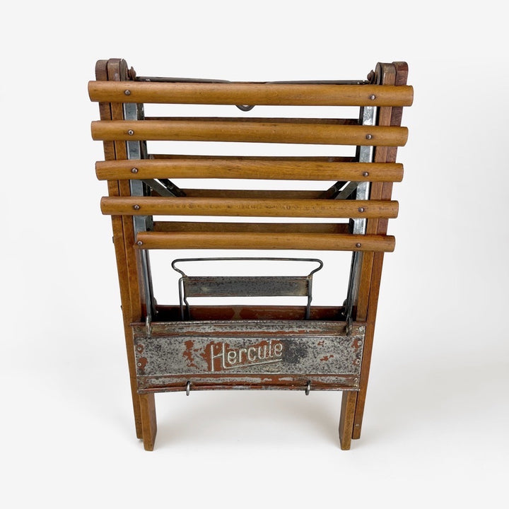 Ancien tabouret de pêche pliant Hercule