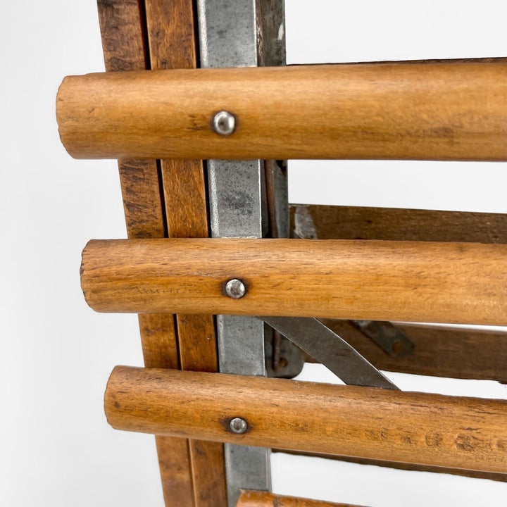 Ancien tabouret de pêche pliant Hercule