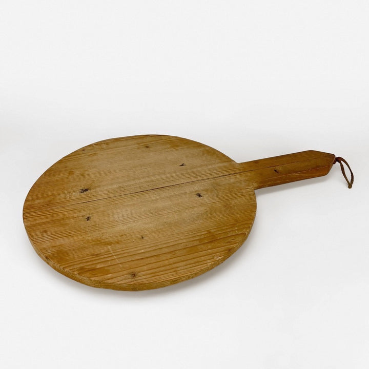 Ancienne planche à pain ronde grande taille