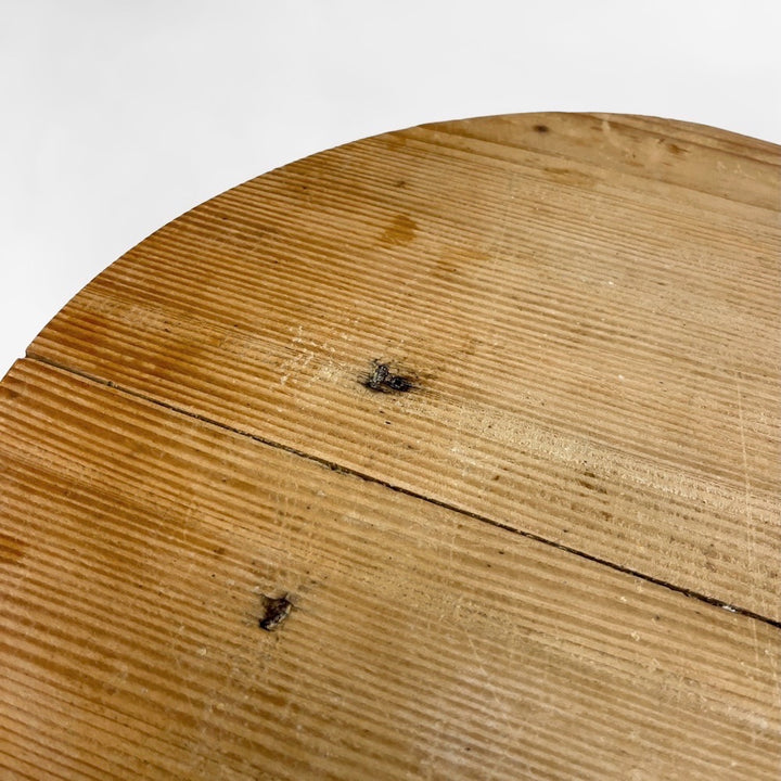 Ancienne planche à pain ronde grande taille