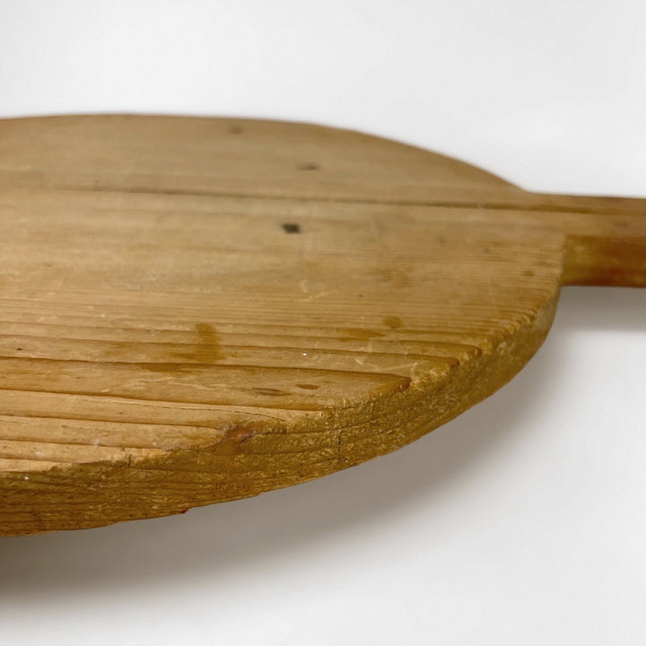 Ancienne planche à pain ronde grande taille